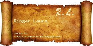 Ringer Laura névjegykártya