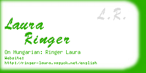 laura ringer business card